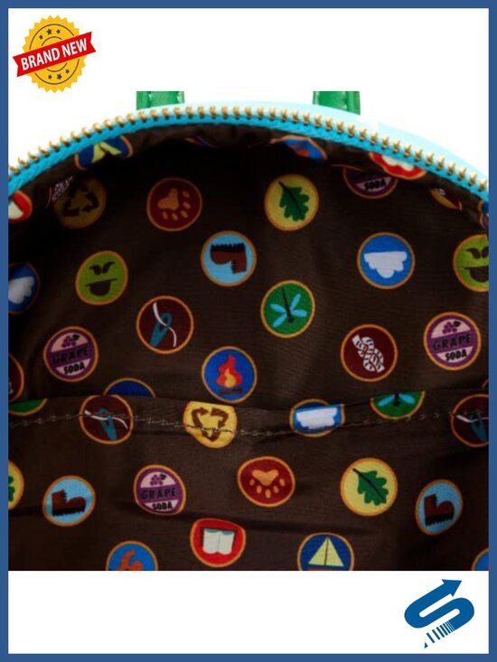 Faux Leather Mini Backpack with Applique Details, Adjustable Straps, Officially main image 4